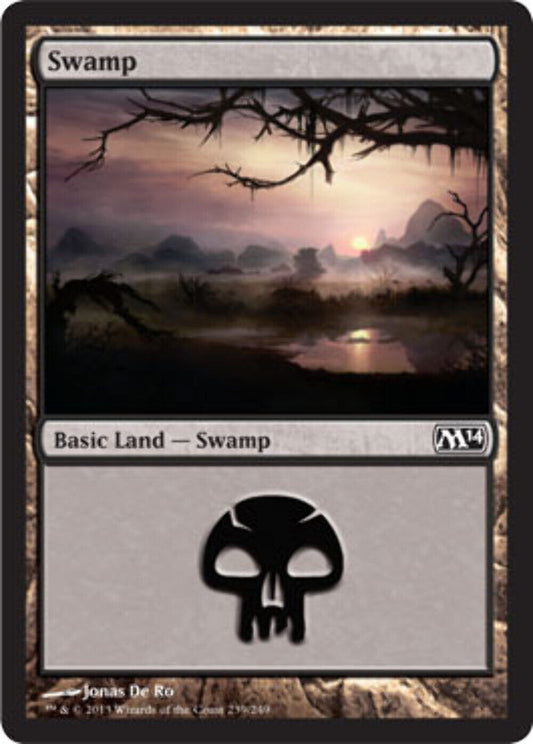Swamp (239) Magic 2014 - MTG