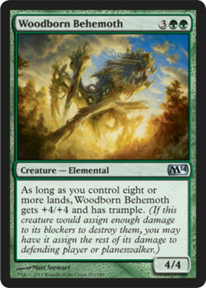 Woodborn Behemoth Magic 2014 - MTG