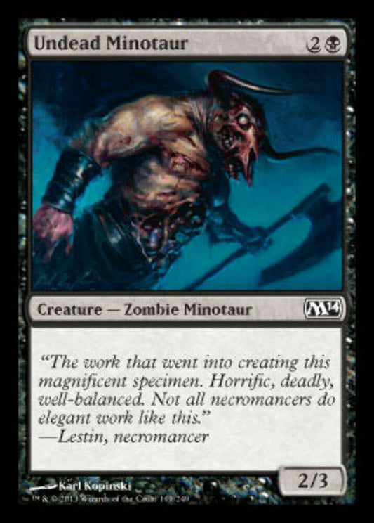 Undead Minotaur Magic 2014 - MTG