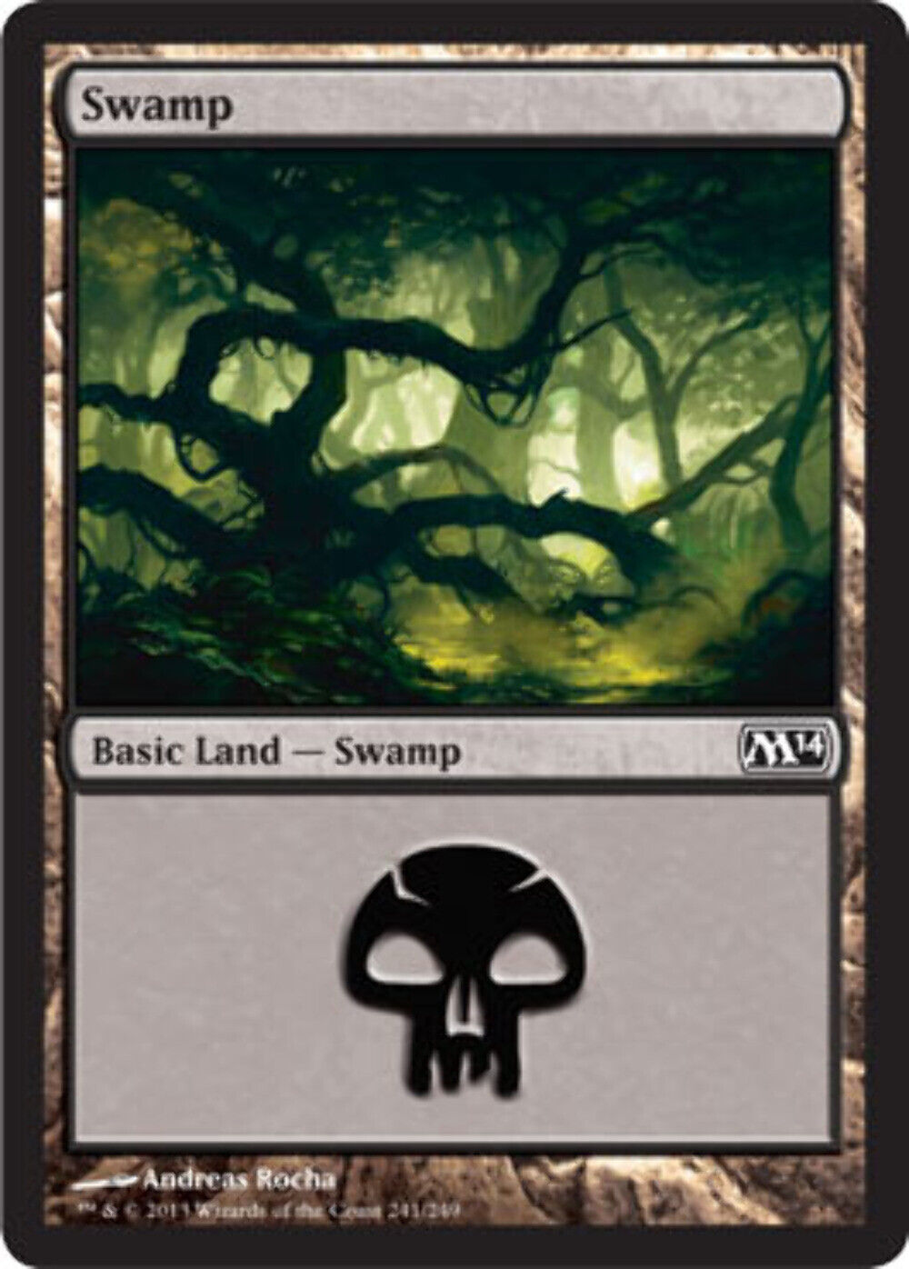 Swamp (241) Magic 2014 - MTG