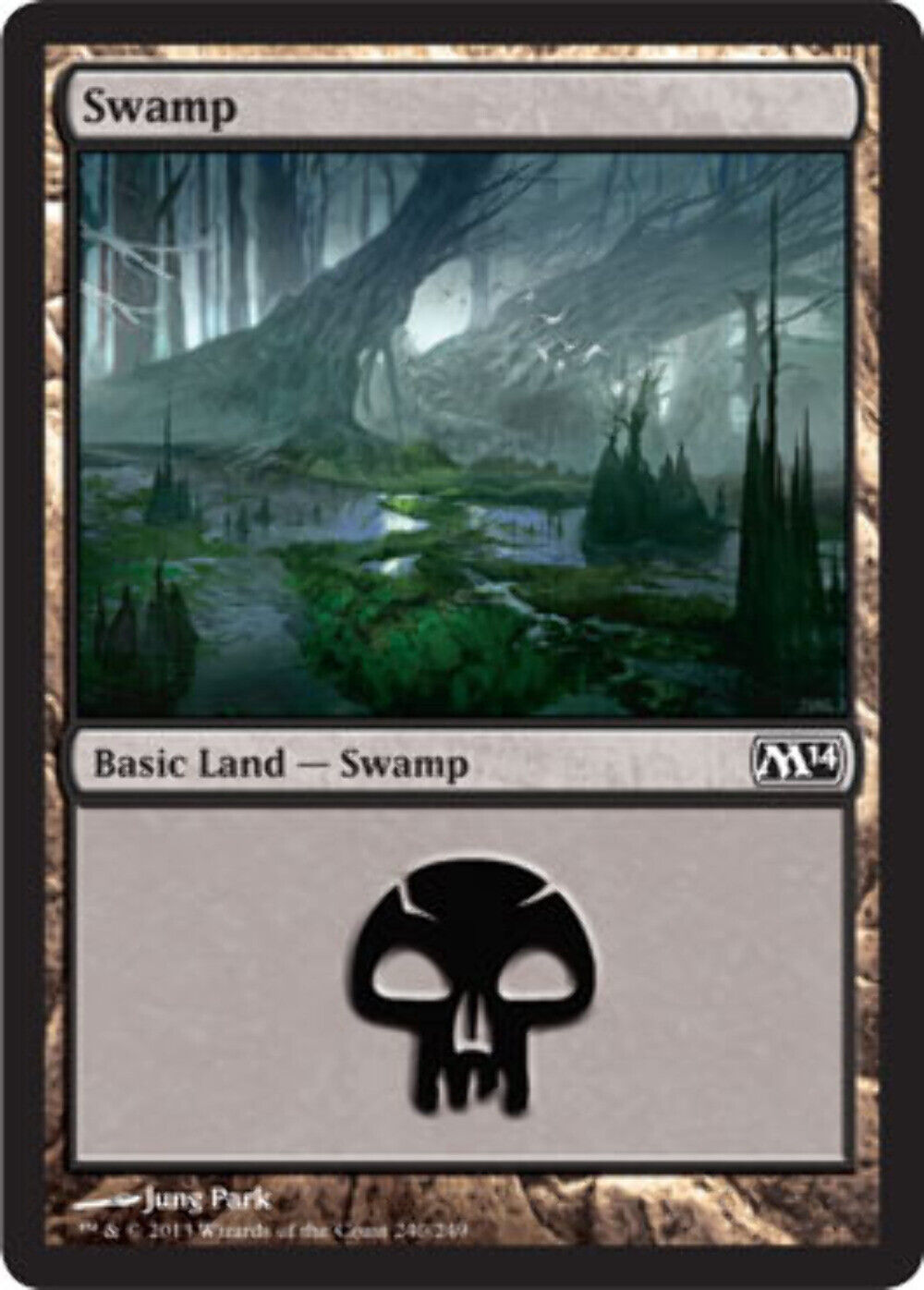 Swamp (240) Magic 2014 - MTG