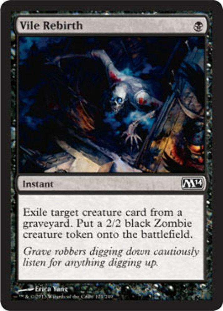 Vile Rebirth Magic 2014 - MTG