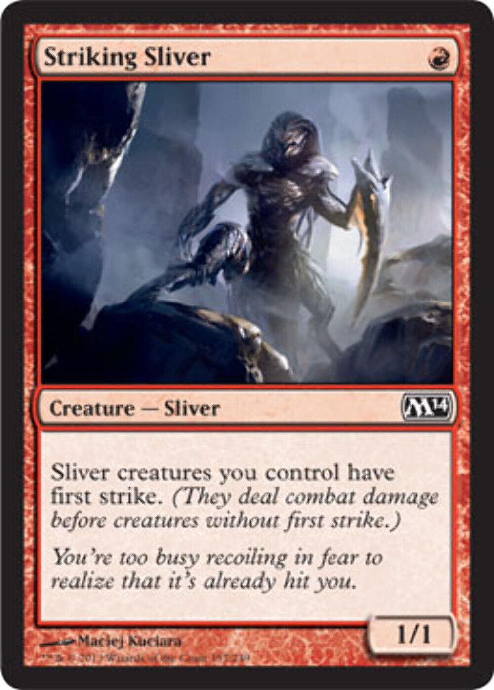 Striking Sliver Magic 2014 - MTG