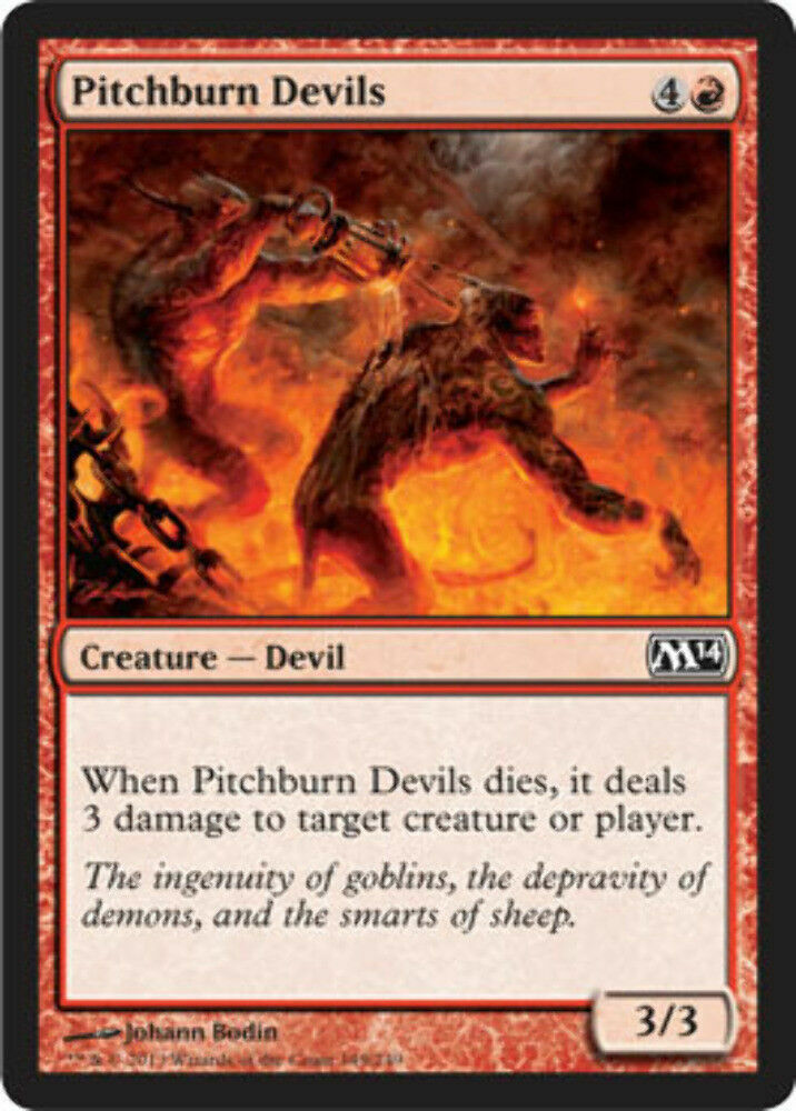 Pitchburn Devils Magic 2014 - MTG