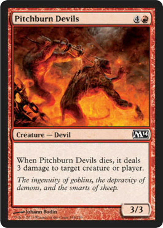 Pitchburn Devils Magic 2014 - MTG