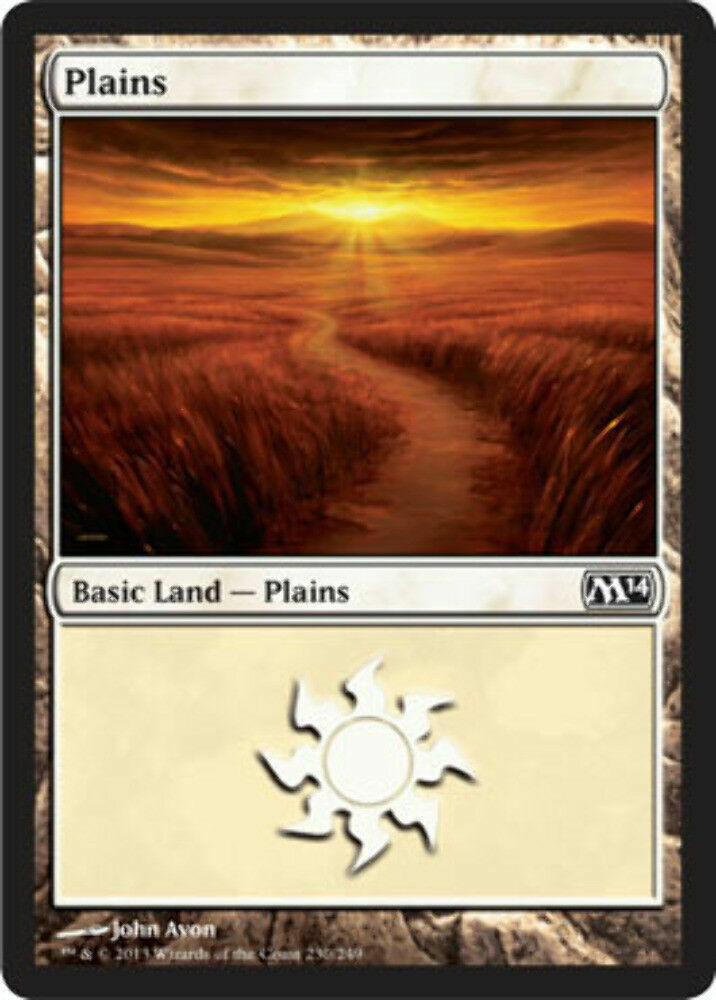Plains (230) Magic 2014 - MTG