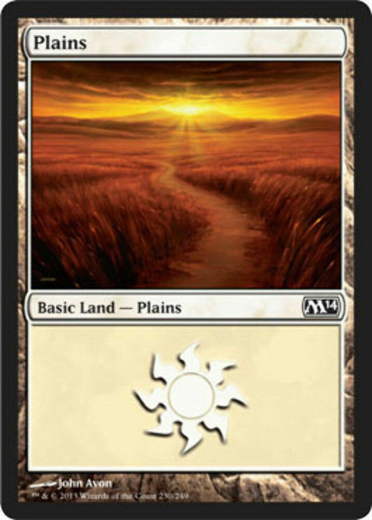 Plains (230) Magic 2014 - MTG