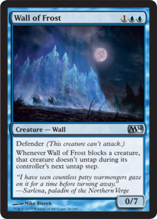 Wall of Frost Magic 2014 - MTG