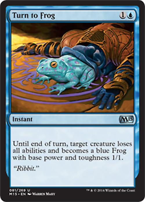 Turn to Frog Magic 2015 - MTG