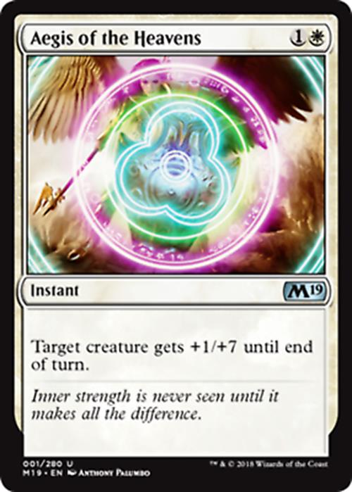 Aegis of the Heavens Core Set Magic 2019 - MTG