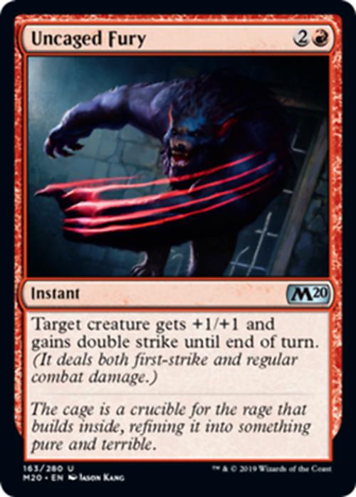 Uncaged Fury - Core Set 2020 - Magic the Gathering - MTG