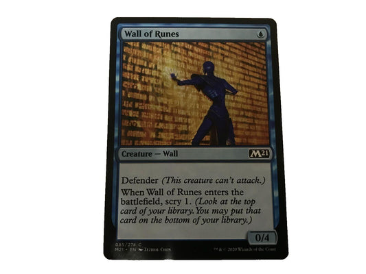 Wall Of Runes - Magic 2021 - MTG