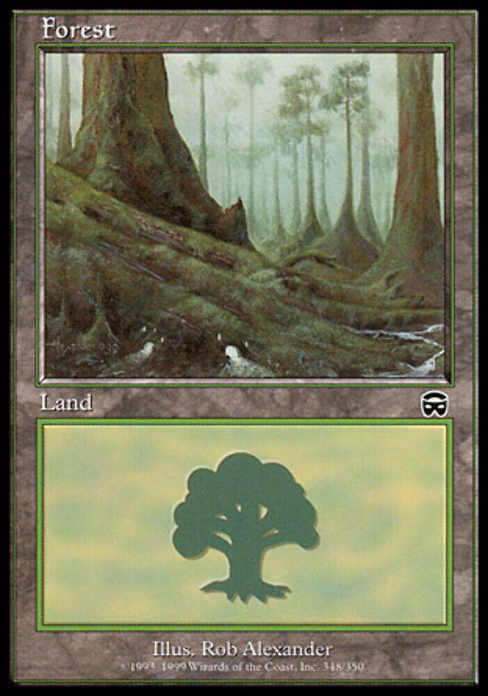 Forest (348) Mercadian Masques - MTG