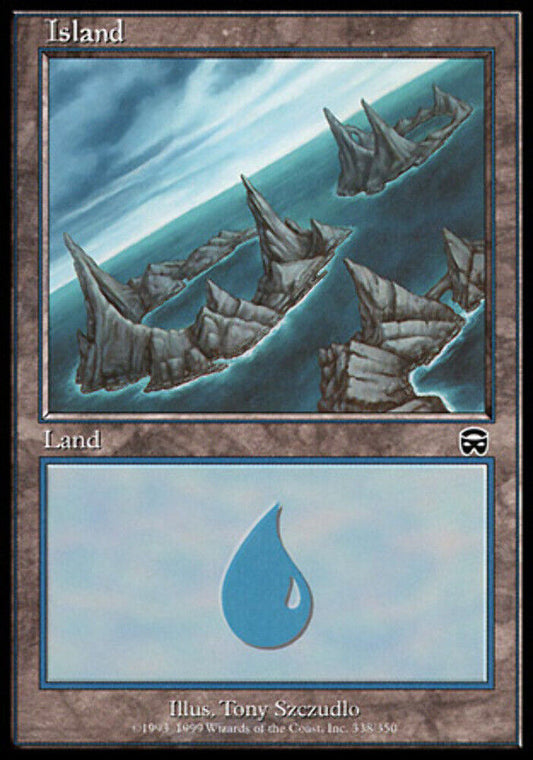 Island (338) Mercadian Masques - MTG