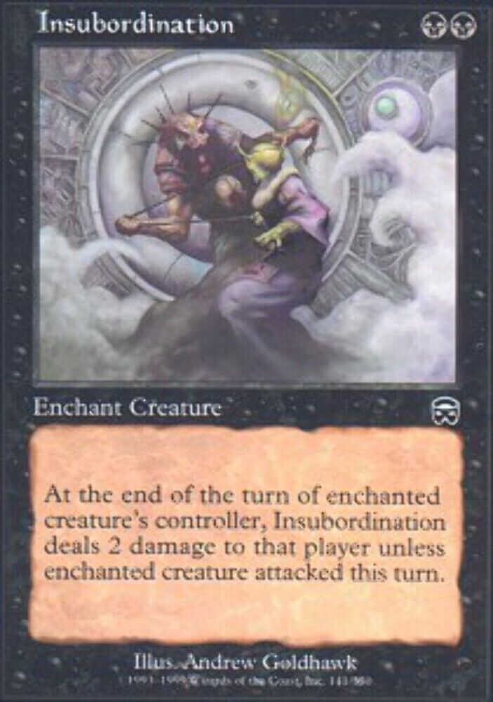 Insubordination Mercadian Masques - MTG
