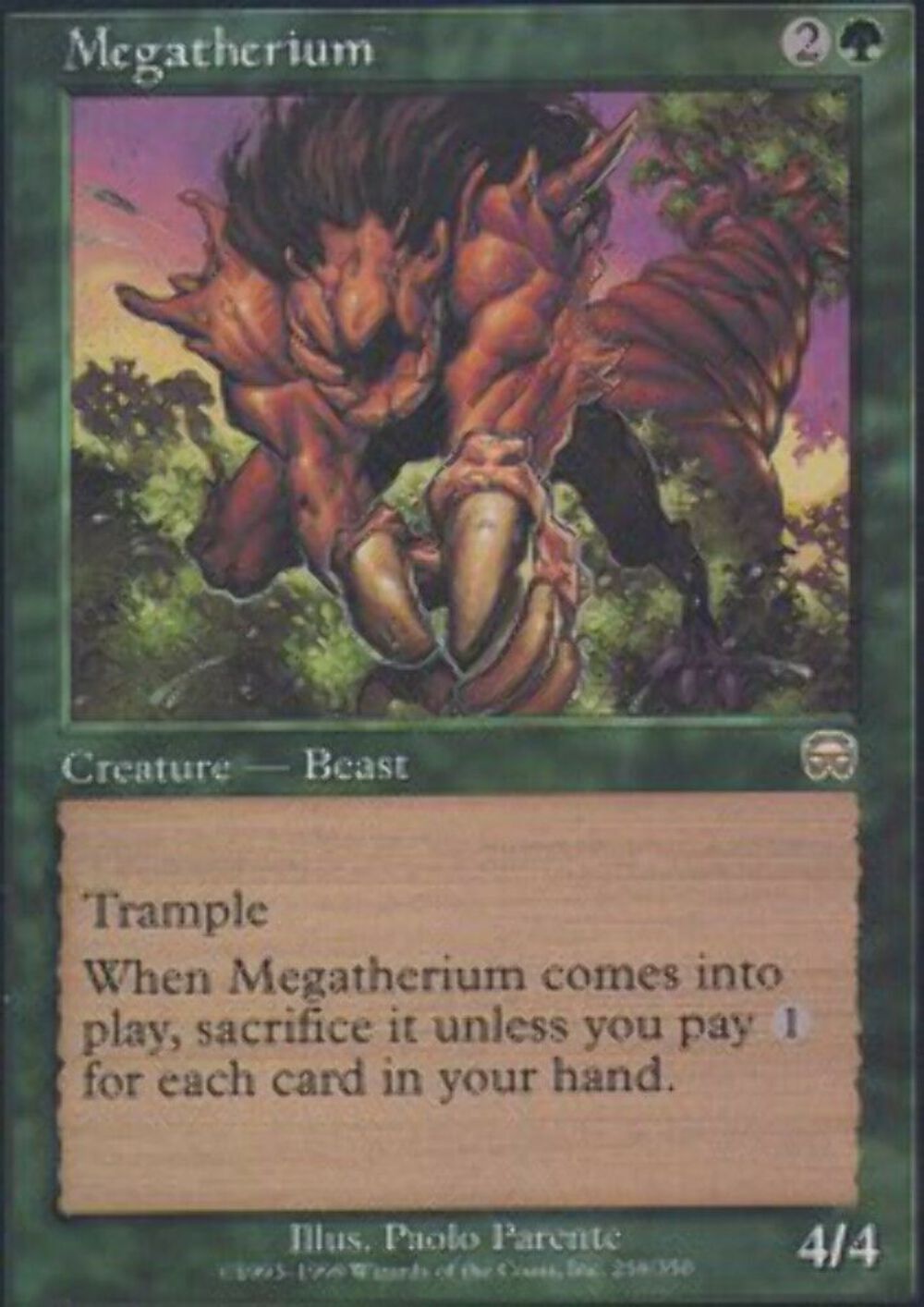 Megatherium Mercadian Masques - MTG