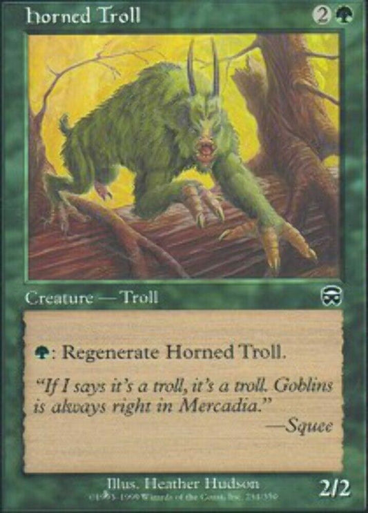 Horned Troll Mercadian Masques - MTG