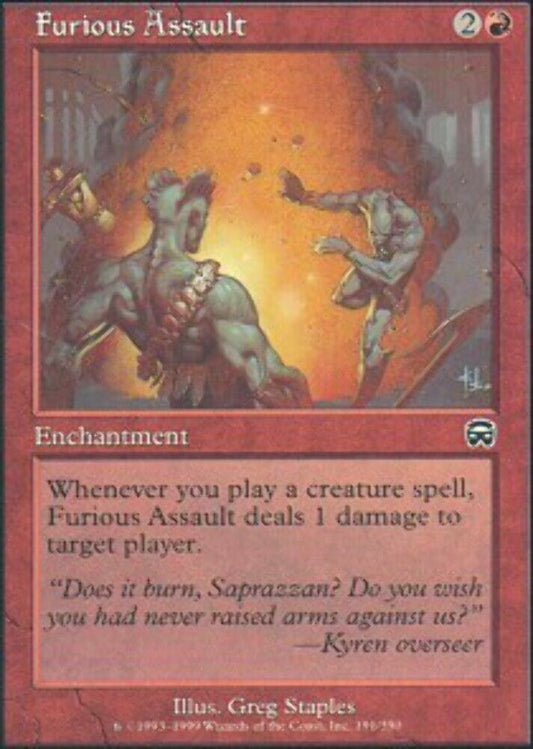 Furious Assault Mercadian Masques - MTG