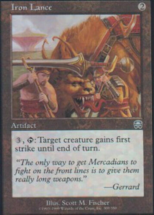 Iron Lance Mercadian Masques - MTG