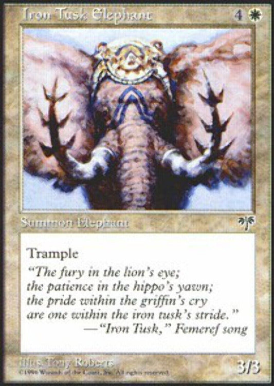Iron Tusk Elephant Mirage - MTG