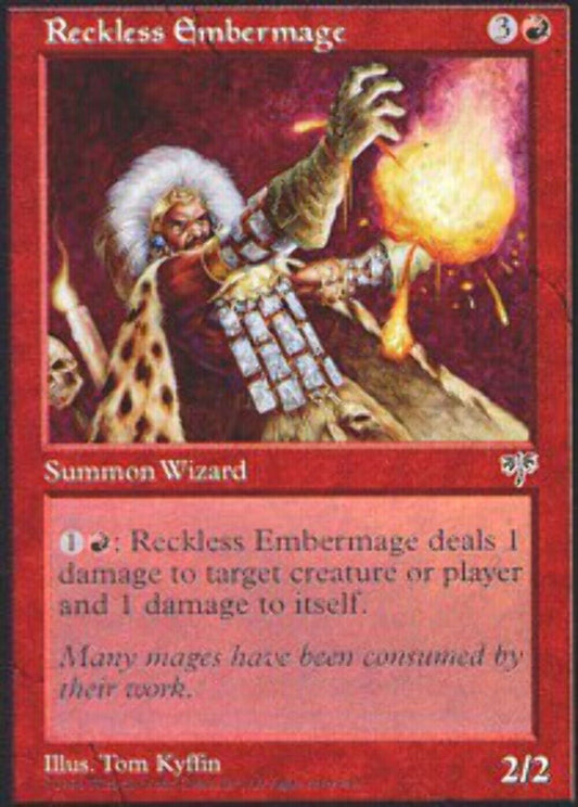 Reckless Embermage Mirage LP - MTG