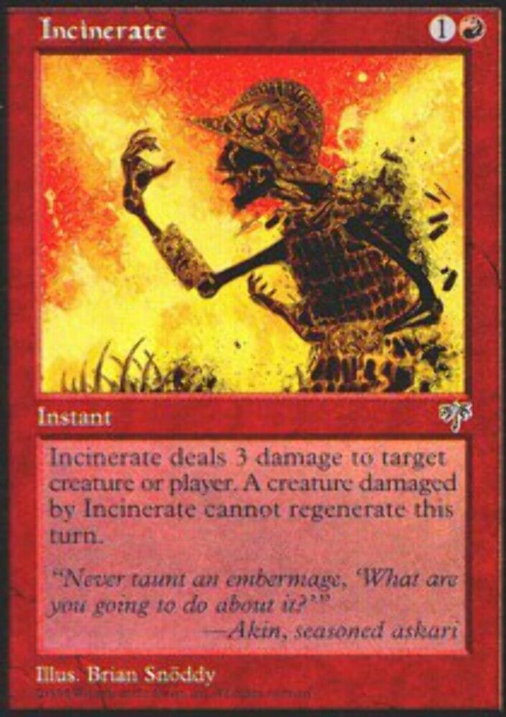 Incinerate Mirage - MTG