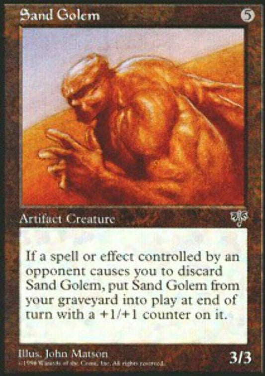 Sand Golem Mirage - MTG