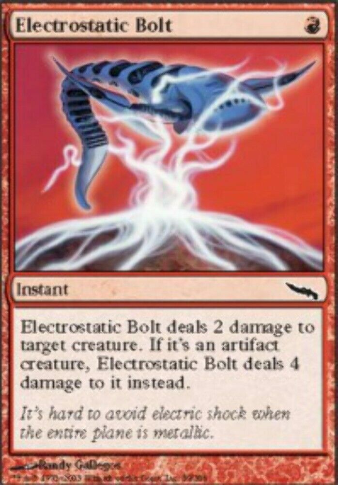 Electrostatic Bolt Mirrodin - MTG