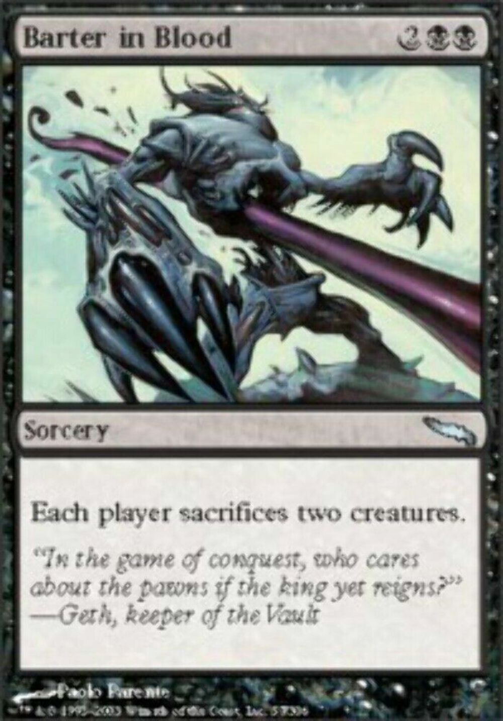Barter in Blood Mirrodin - MTG