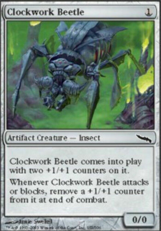 Clockwork Beetle - Foil Mirrodin - MTG