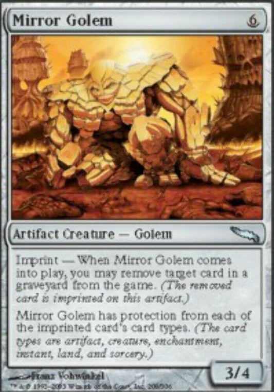 Mirror Golem Mirrodin - MTG