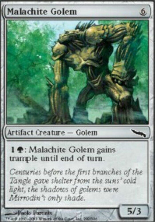 Malachite Golem Mirrodin - MTG