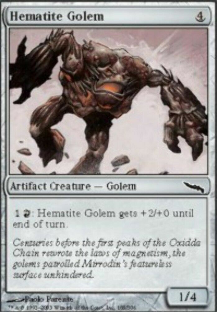 Hematite Golem Mirrodin - MTG