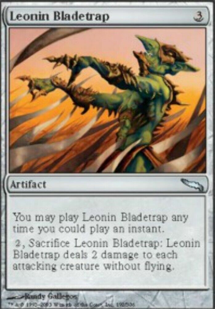 Leonin Bladetrap Mirrodin - MTG