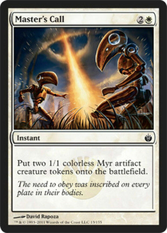 Master's Call Mirrodin Besieged - MTG