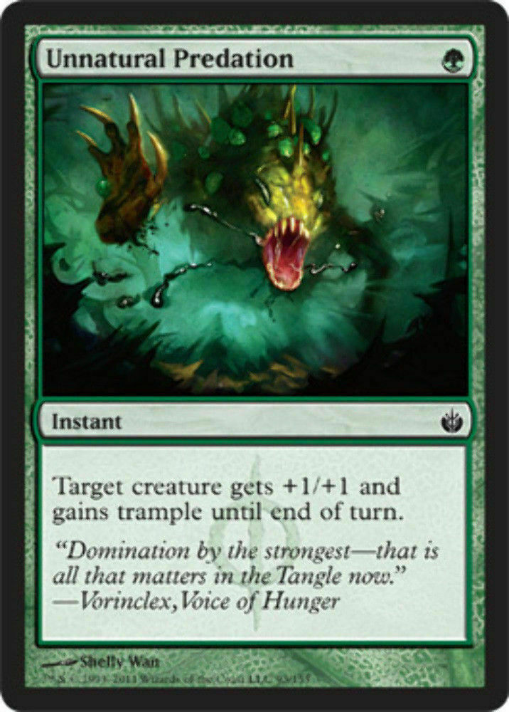 Unnatural Predation Mirrodin Besieged - MTG