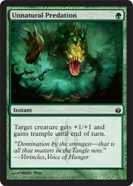 Unnatural Predation Mirrodin Besieged - MTG