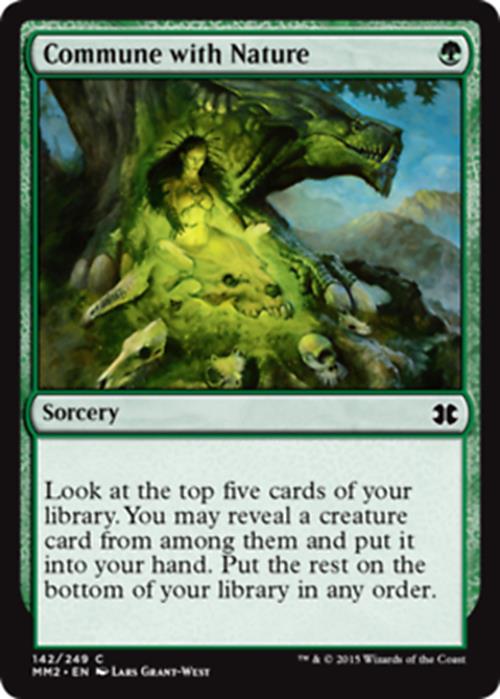 Commune with Nature Modern Masters 2015 - MTG