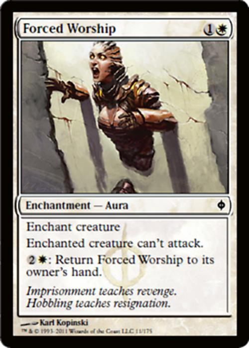 Forced Worship New Phyrexia - MTG