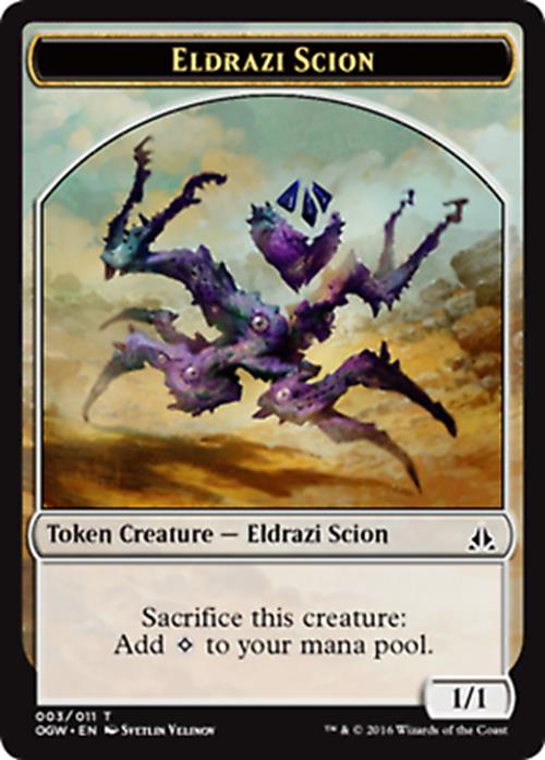 Eldrazi Scion Token (003) Oath of the Gatewatch - MTG