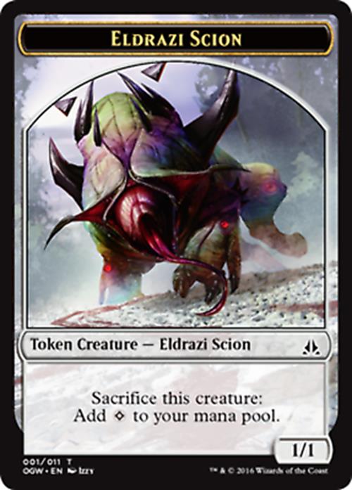 Eldrazi Scion Token (001) Oath of the Gatewatch - MTG