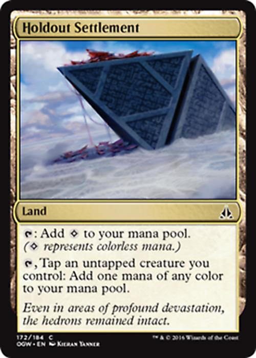Holdout Settlement Oath of the Gatewatch - MTG