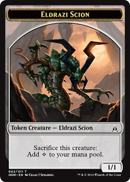 Eldrazi Scion Token (002) Oath of the Gatewatch - MTG
