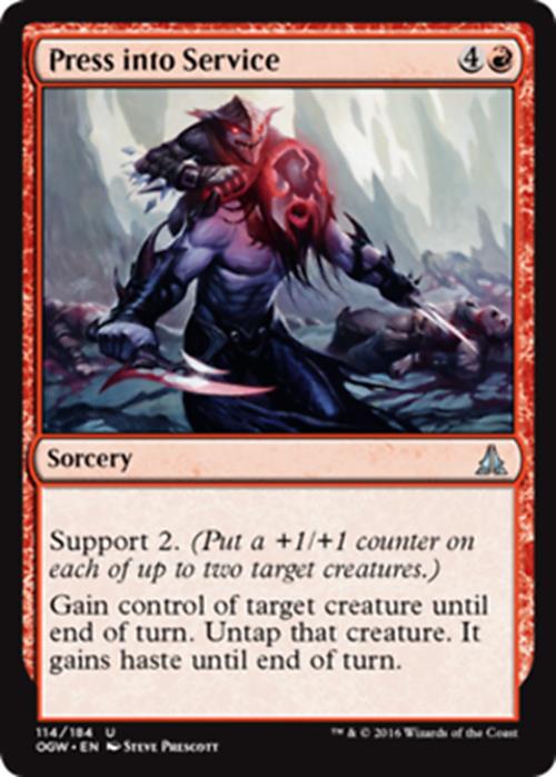 Press into Service Oath of the Gatewatch - MTG