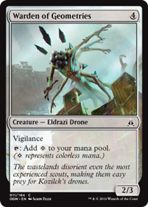 Warden of Geometries Oath of the Gatewatch - MTG