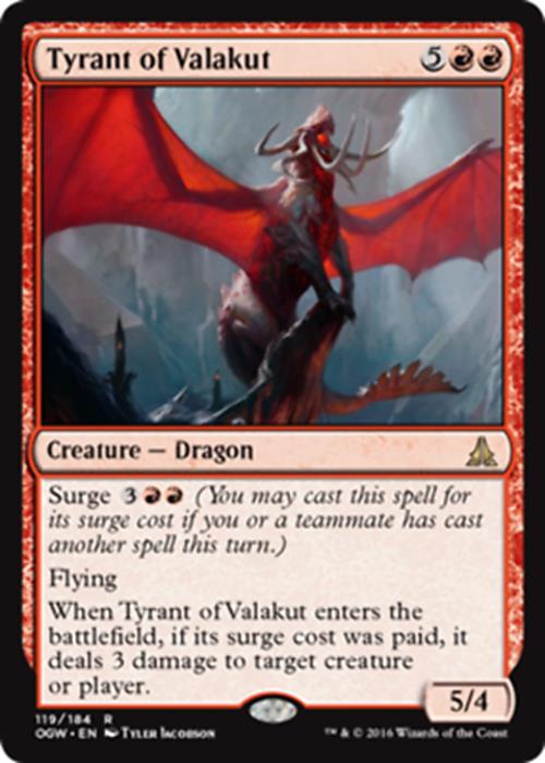Tyrant of Valakut Oath of the Gatewatch - MTG