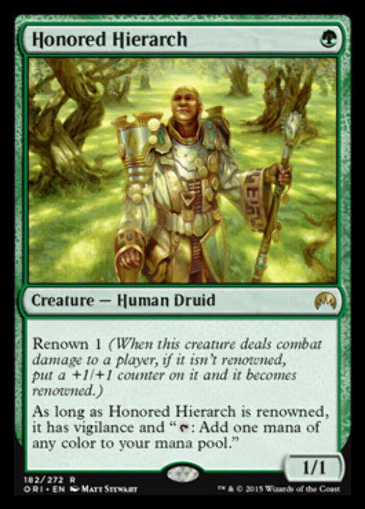 Honored Hierarch - Foil Origins - MTG