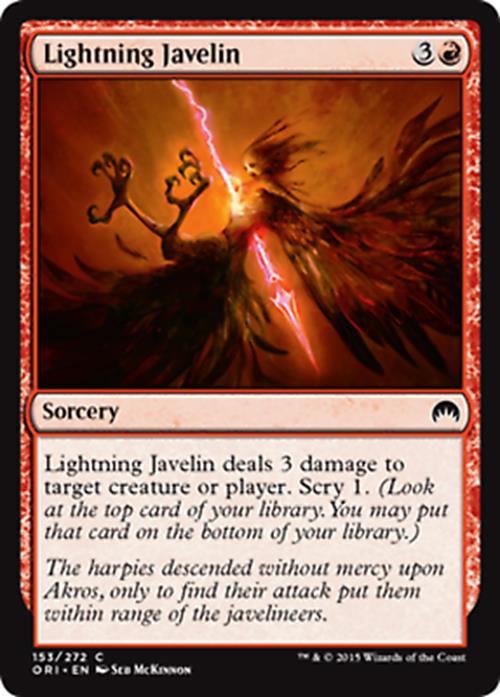 Lightning Javelin Origins - MTG