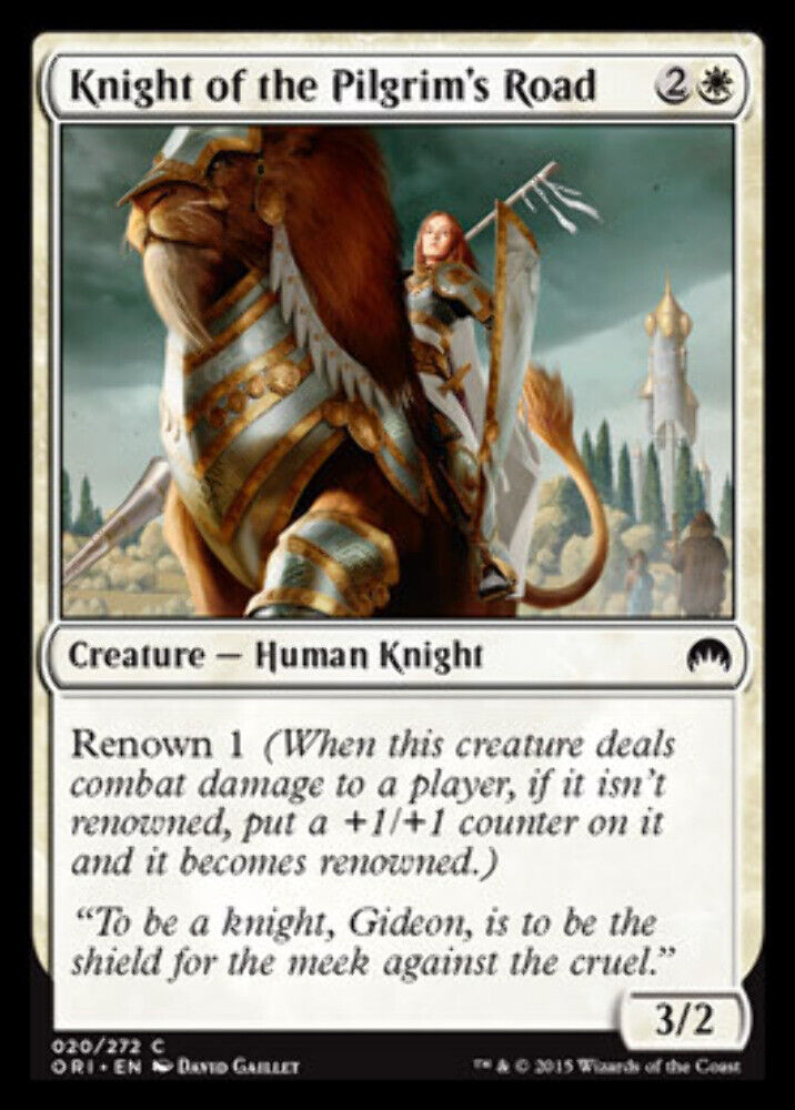 Knight of the Pilgrim's Road Origins - MTG