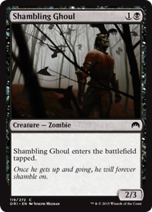 Shambling Ghoul Origins - MTG